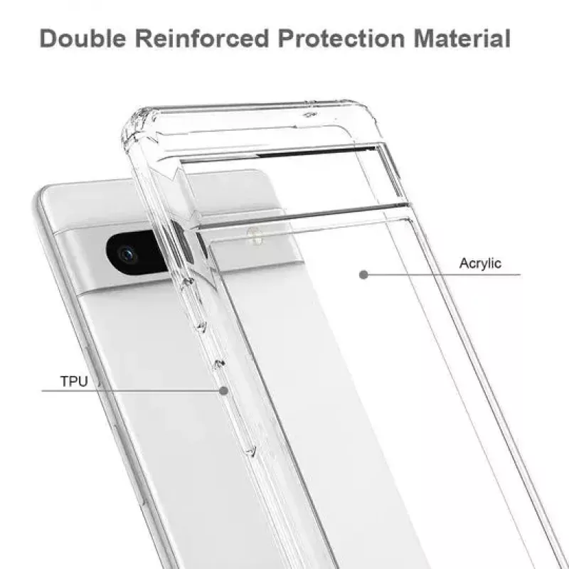 Funda JT BERLIN 10918 para móvil transparente para Google Pixel 7a