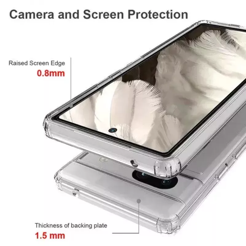 Funda JT BERLIN 10918 para móvil transparente para Google Pixel 7a