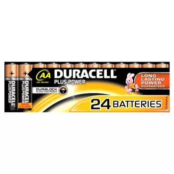 Pila desechable Duracell Plus Power AA alcalina rendimiento fiable
