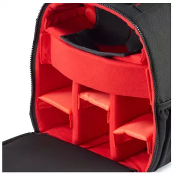 Mochila Hama Ohio negra, roja
