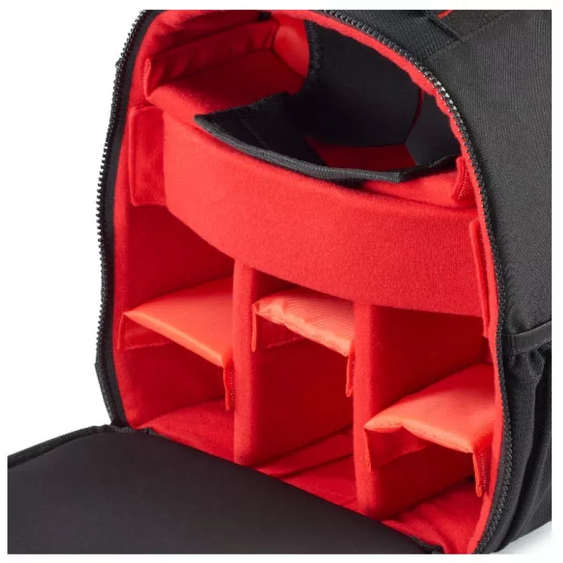 Mochila Hama Ohio negra, roja