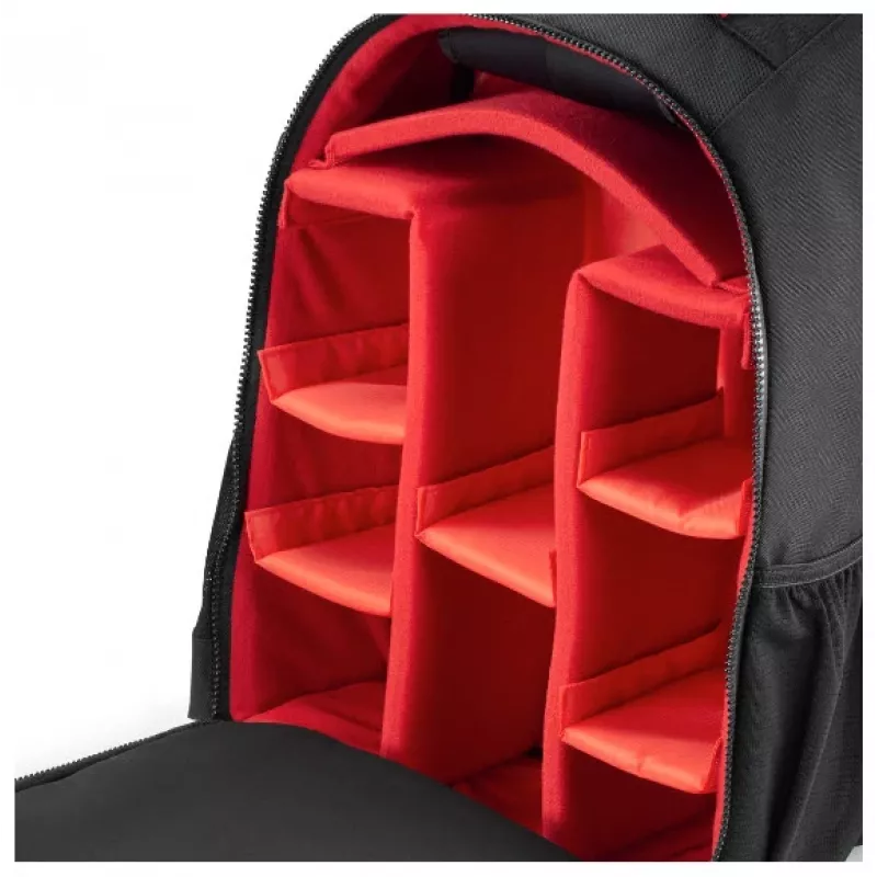 Mochila Hama Ohio negra, roja