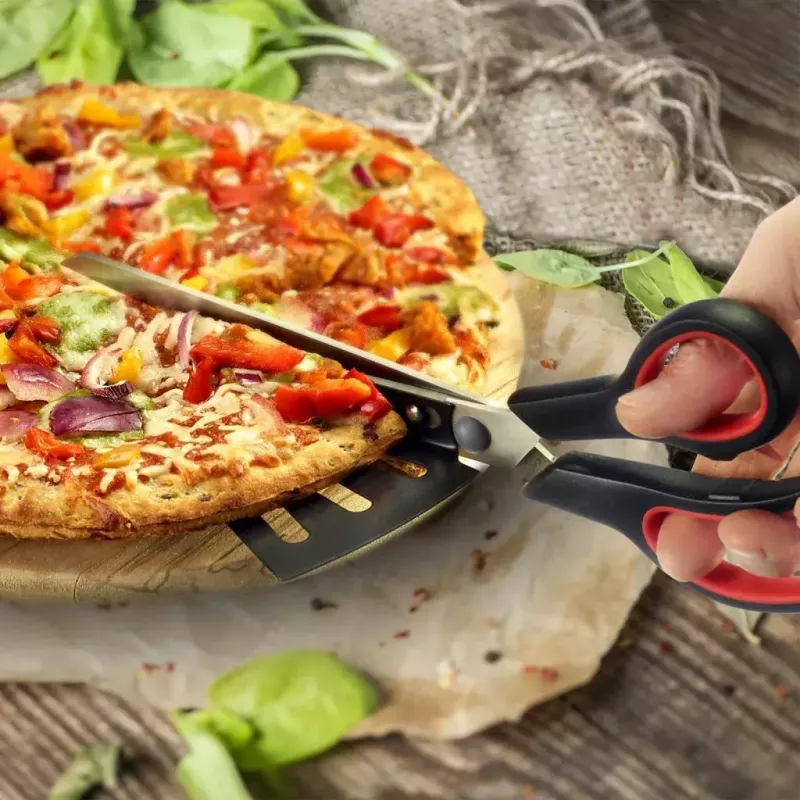 Cortapizzas Westmark Antonio acero inoxidable negro rojo 77 mm