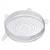 Tapas para alimentos Westmark 23272260 - tapas de silicona transparentes, 6 uds.