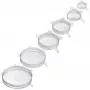 Tapas para alimentos Westmark 23272260 - tapas de silicona transparentes, 6 uds.