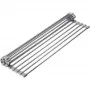 Westmark Home escurreplatos de sobremesa, rectangular, acero inoxidable/silicona, gris