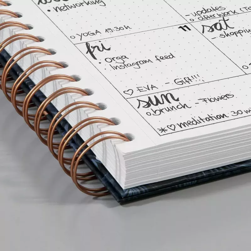 Cuaderno Sigel Jolie JN623 A5 120 hojas negro menta blanco