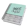Cuaderno Sigel Jolie JN623 A5 120 hojas negro menta blanco