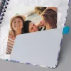 Diario personal Sigel Jolie JP204 azul petróleo lila turquesa blanco