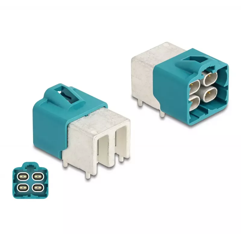 DeLOCK HDMTD conector cuádruple en ángulo para placas de circuito