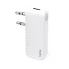 Hama 00014171 transmisor de audio Bluetooth para aviones y uso universal, 10 h, AUX, blanco