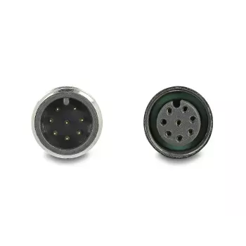 Cable de red DeLOCK M12 Cable codificado A de 8 polos conector macho a conector hembra Cat5e 2 m Negro