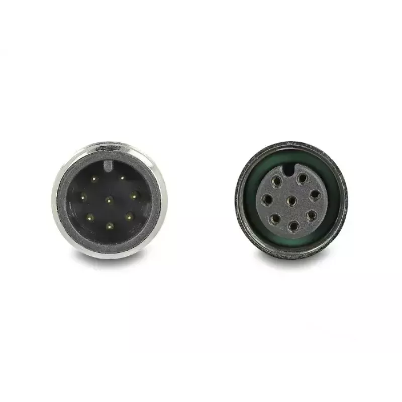 Cable de red DeLOCK M12 Cable codificado A de 8 polos conector macho a conector hembra Cat5e 2 m Negro