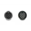 Cable de red DeLOCK M12 Cable codificado A de 8 polos conector macho a conector hembra Cat5e 5 m Negro