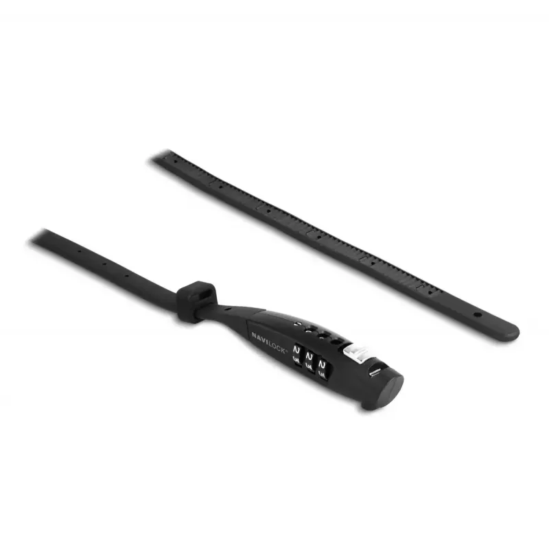 Candado de cable Navilock 20930 Negro 0,41 m Candado de combinación
