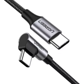 Ugreen 50123 cable USB USB 2.0 1 m USB-C negro, plata