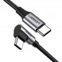 Ugreen 50123 cable USB USB 2.0 1 m USB-C negro, plata