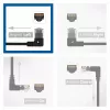 ACT negro 2 metros cable de parcheo Slimline U/UTP CAT6A LSZH con conectores RJ45 90° acodado izquierda a recto