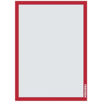 Marco para pizarra Franken AR15012 rojo A3 470x10x650mm 2 uds.
