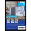 Marco para pizarras Franken AR15102 A3 negro 470x10x650mm 2 uds.