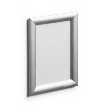 Marco individual Durable 479523 — aluminio/plástico, 179 × 240 × 12 mm, plateado