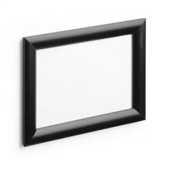 Marco de fotos Durable 479501 — marco individual de aluminio/plástico, 179×240×12 mm, negro