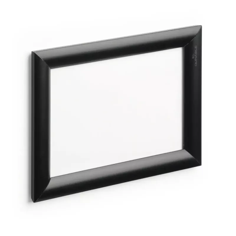 Durable 479501 marco abatible de aluminio A5, negro