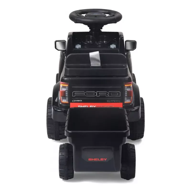 Coche de arrastre Jamara Shelby Ford F-150 Raptor – a batería, 1 asiento, 4 ruedas, negro