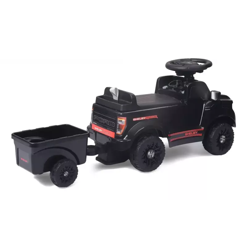 Coche de arrastre Jamara Shelby Ford F-150 Raptor – a batería, 1 asiento, 4 ruedas, negro
