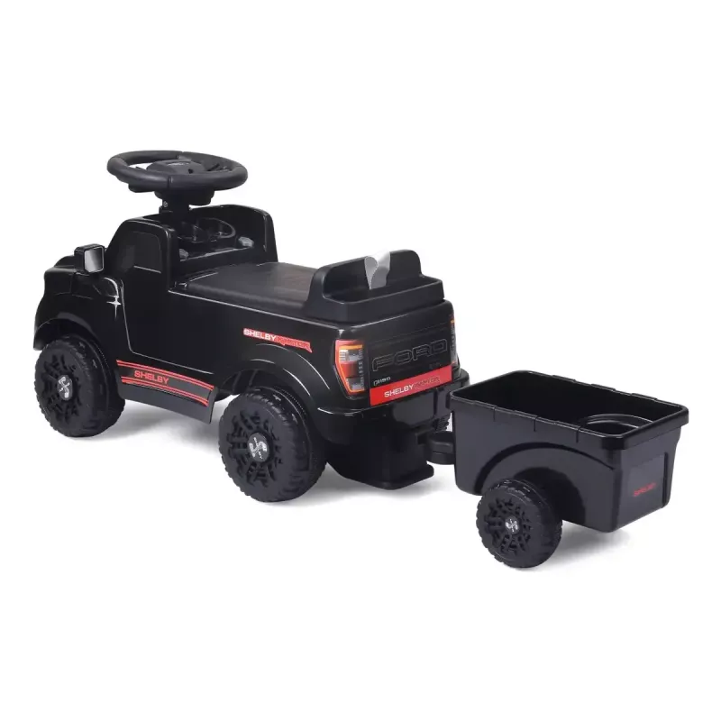 Coche de arrastre Jamara Shelby Ford F-150 Raptor – a batería, 1 asiento, 4 ruedas, negro