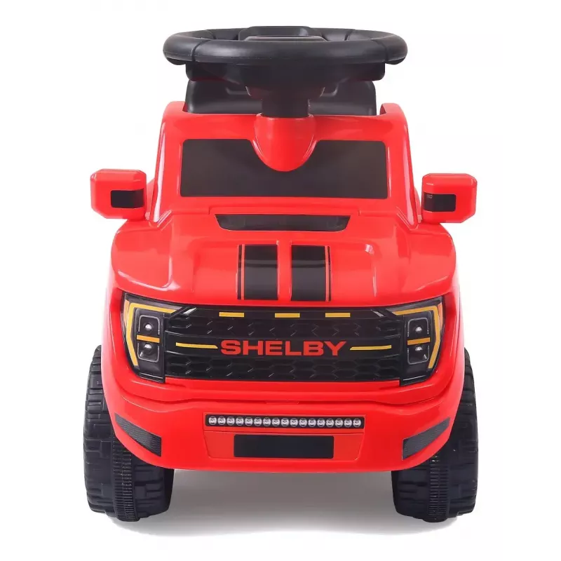 Coche de arrastre Jamara Shelby Ford F-150 Raptor – a batería, 1 asiento, 4 ruedas, negro/rojo