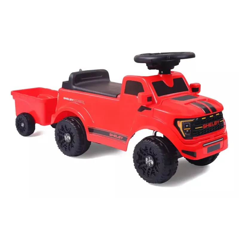 Coche de arrastre Jamara Shelby Ford F-150 Raptor – a batería, 1 asiento, 4 ruedas, negro/rojo