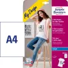 Films de inyección de tinta para transferencia textil Avery Zweckform MD1001 — polipropileno A4 210×297 mm, blanco, colores claros, pack de 5