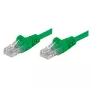 Cable de red Goobay 5 m RJ45 Cat 5e verde Cat5e U/UTP (UTP)