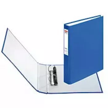 Archivador de anillas Herlitz 05365044 A5 azul polipropileno
