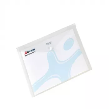 Rexel Popper Wallet A4 blanco (5), A4, polipropileno (PP), blanco, 150 hojas, 335 mm, 235 mm