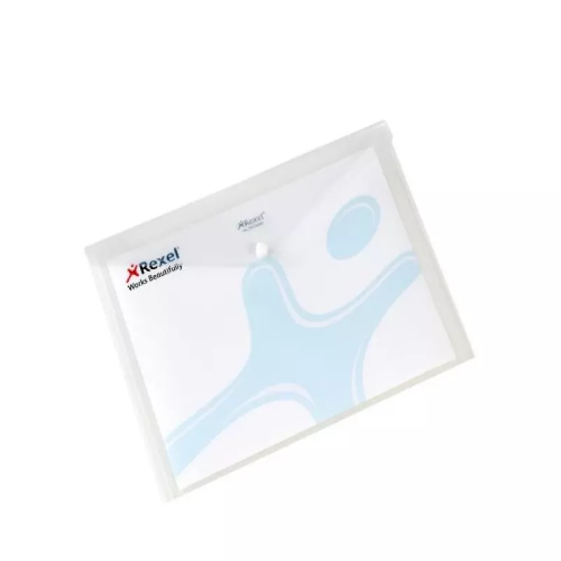 Rexel 16129WH A4 carpeta para documentos, polipropileno (PP), pack de 5, blanca