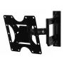 Peerless PARAMOUNT PA740 soporte de pared articulado, inclinable y giratorio, para pantallas planas de 22-40 pulgadas (55,9-101,6 cm), negro brillante