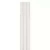 Hama 00020571 canaleta pasacables angular, blanca