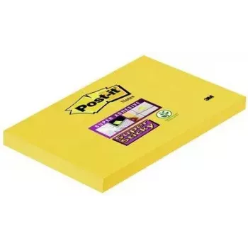 Nota adhesiva Post-It papel rectangular amarillo 90 hojas autoadhesiva 3M