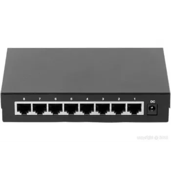 Switch no gestionado Dexlan 891008 8 puertos Gigabit Ethernet negro