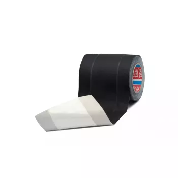 Cinta TESA 4611 negra 25 m caucho