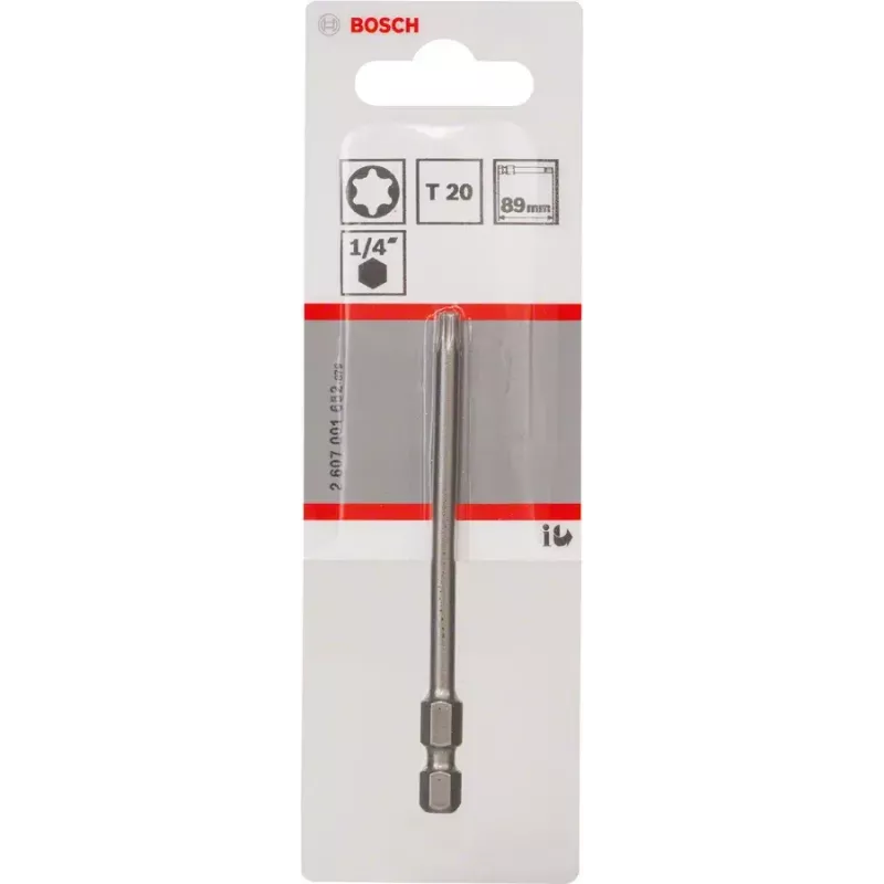 Punta de destornillador Bosch 2 607 001 652 T20 1 ud. 89 mm