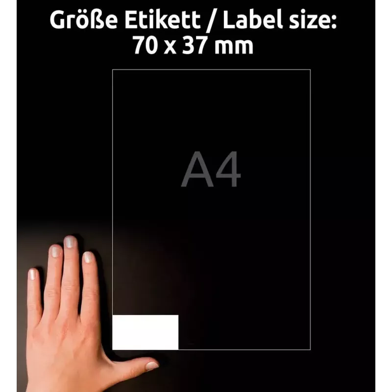 Etiqueta autoadhesiva rectangular AVERY 3474-10