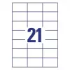 Etiqueta autoadhesiva rectangular AVERY 3652-10