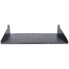 Bandeja extraíble Intellinet para rack de 19 inch, 2HE, montaje frontal de 2 puntos, 250 mm de profundidad, máx. 25 kg, negro, tres años de garantía