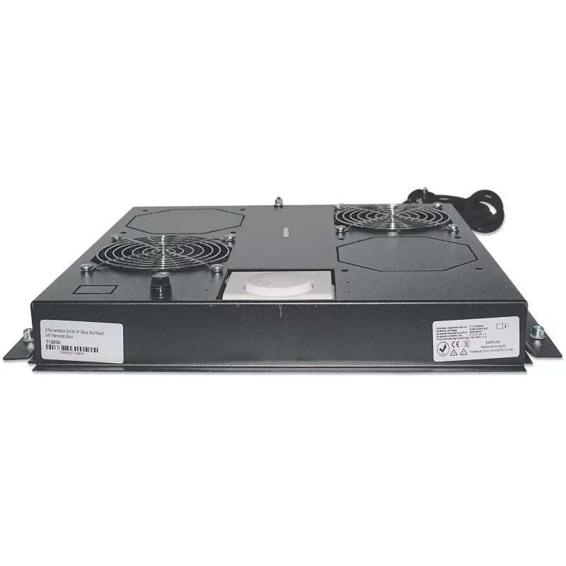 Unidad de ventilación de 2 ventiladores Intellinet para racks de 19