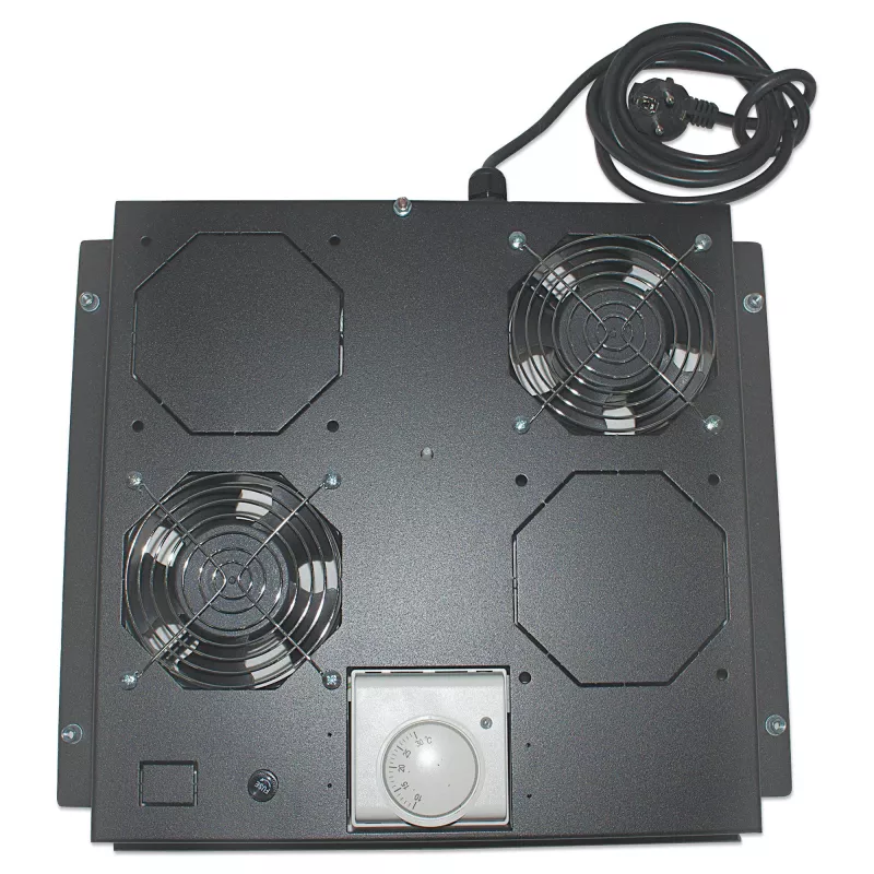 Unidad de ventilación de 2 ventiladores Intellinet para racks de 19