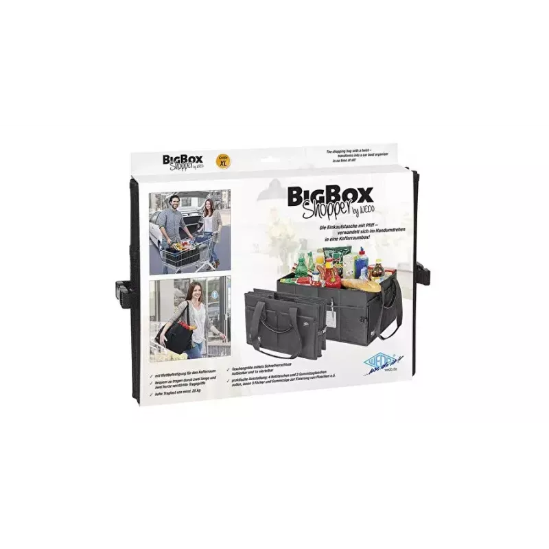 WEDO BigBox Shopper XL bolsa de la compra, negro