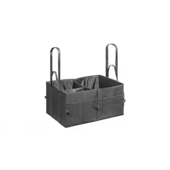 Cesta de almacenamiento Wedo 58 2531 negra cuadrada poliéster